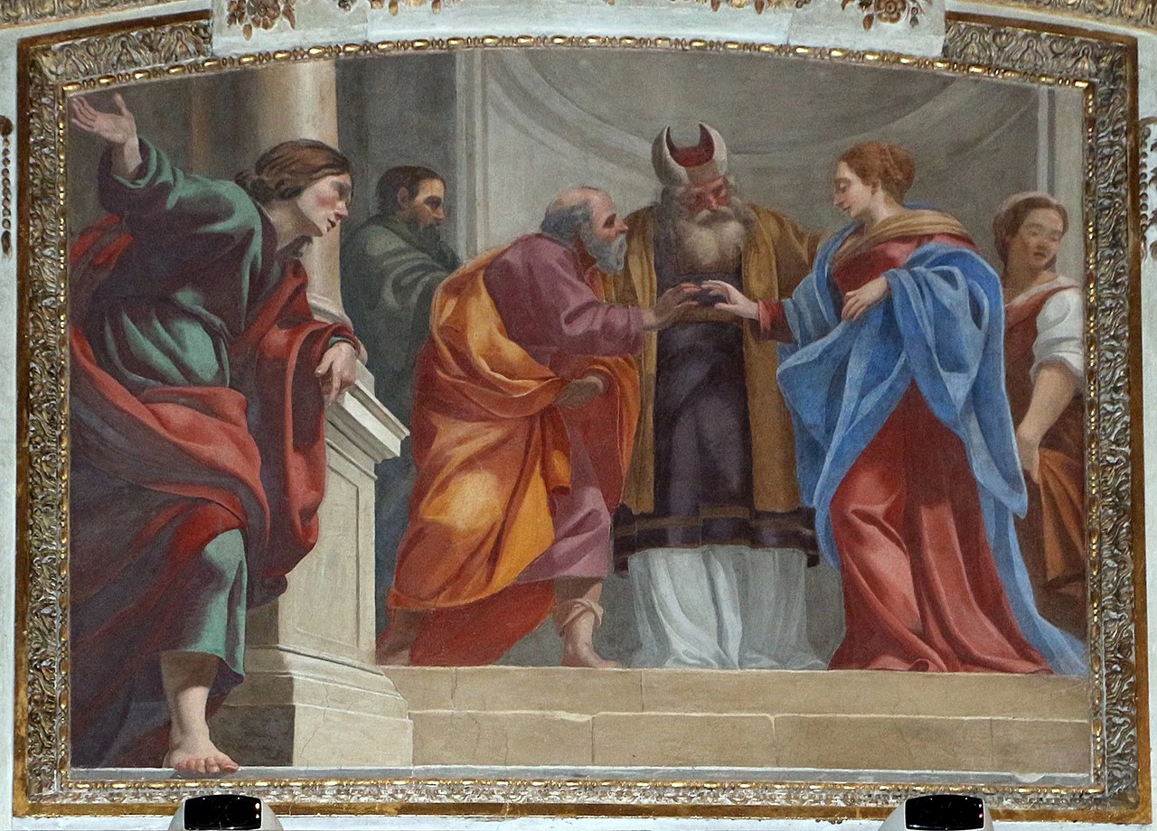 Volta con la vita di Maria - Sposalizio, San Lorenzo in Lucina (Roma)